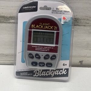 Westminster Handheld‎ Classic Blackjack 21 Mini Pocket Arcade. NIB